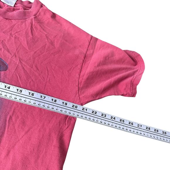 Vintage Lifting Workout 0% Body Fat Skeleton T-Shirt Men’s Large Pink Y2K Tee - Picture 7 of 11